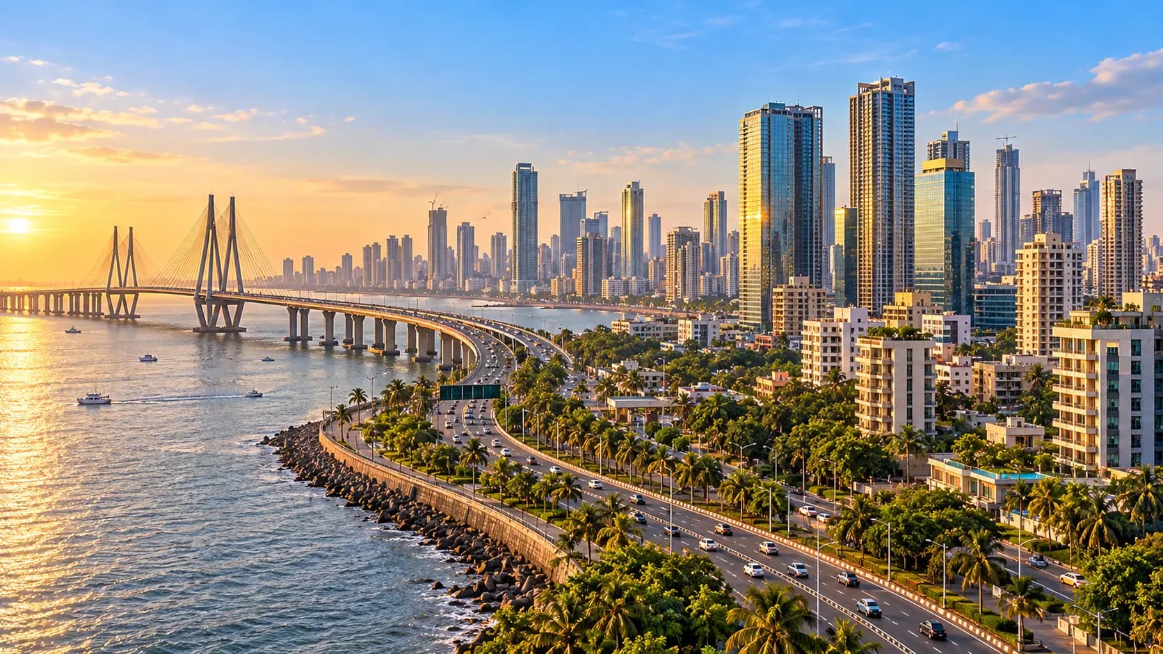 Mumbai skyline